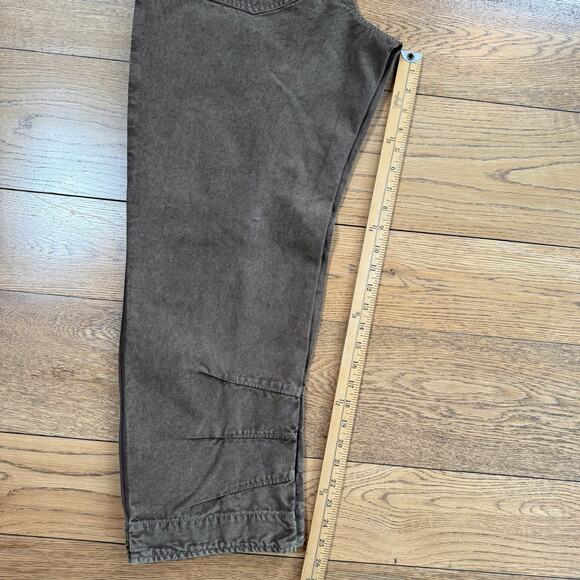 FREE PEOPLE We The Free Supersonic Slim Pants / Breen Brown Low Rise SZ 10 - Picture 11 of 11